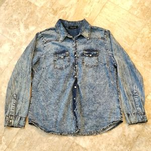 Women's Denim Jean Jacket Plus size 2X